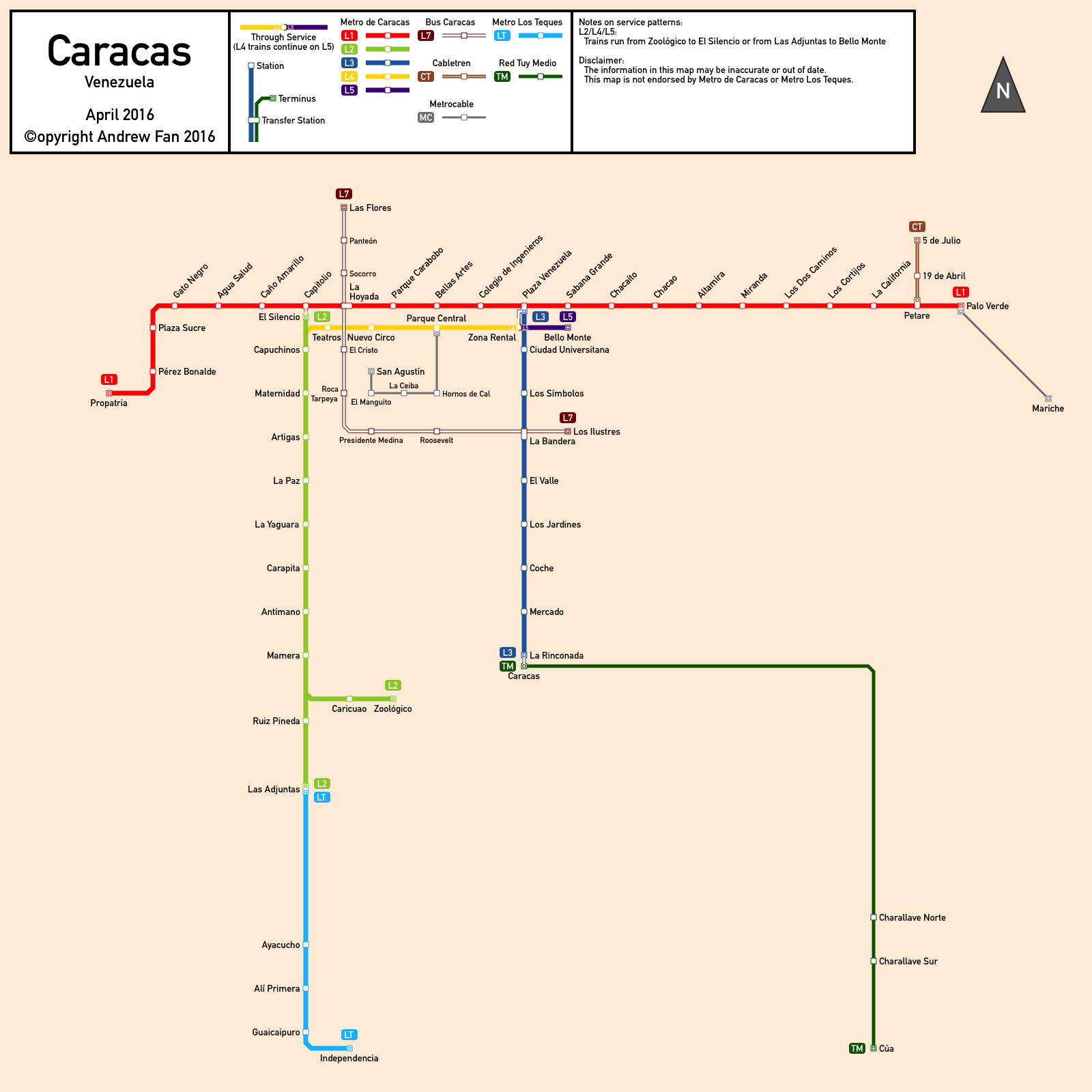 Caracas SVG Map